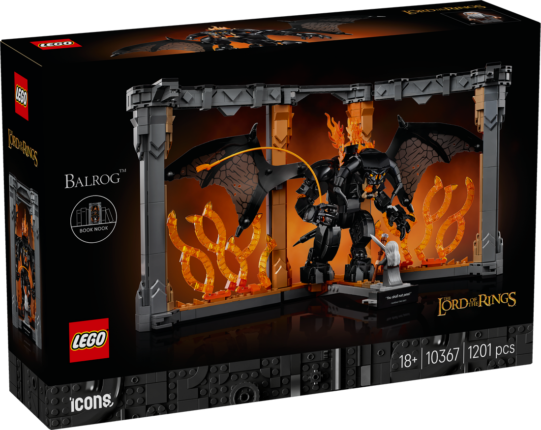 LEGO® Icons 10367 Der Herr der Ringe: Balrog™ Bücherstütze