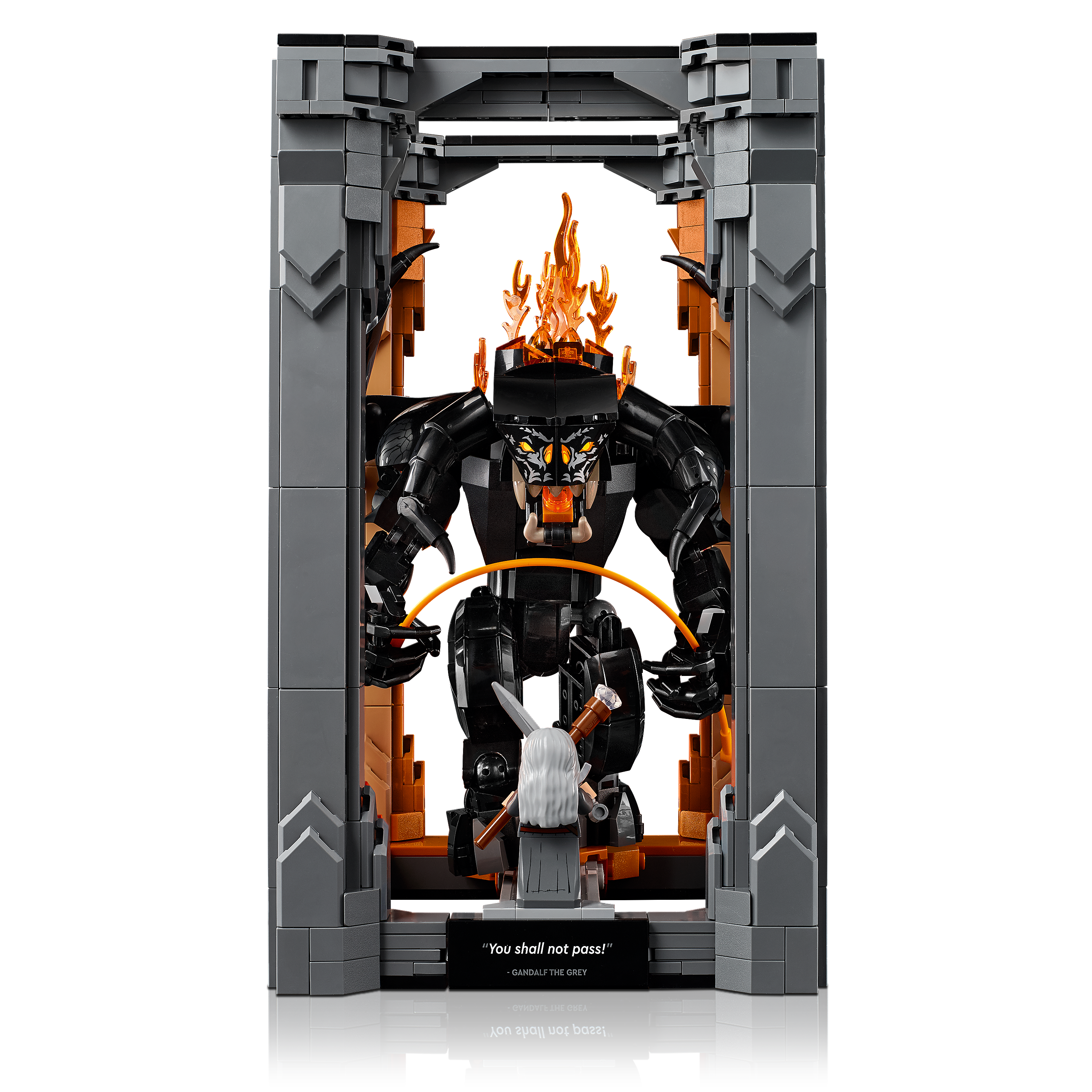 LEGO® Icons 10367 Der Herr der Ringe: Balrog™ Bücherstütze