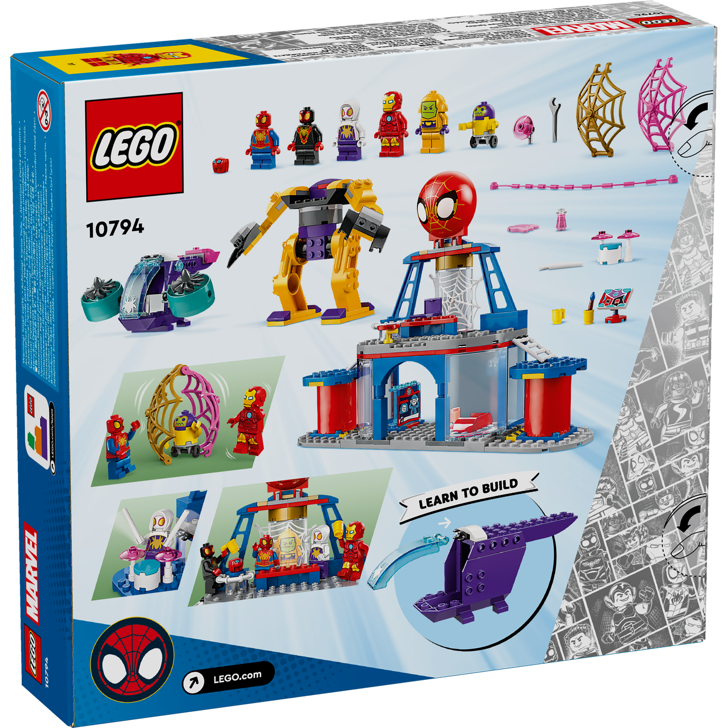 10794 Team Spidey Web Spinner Headquarters