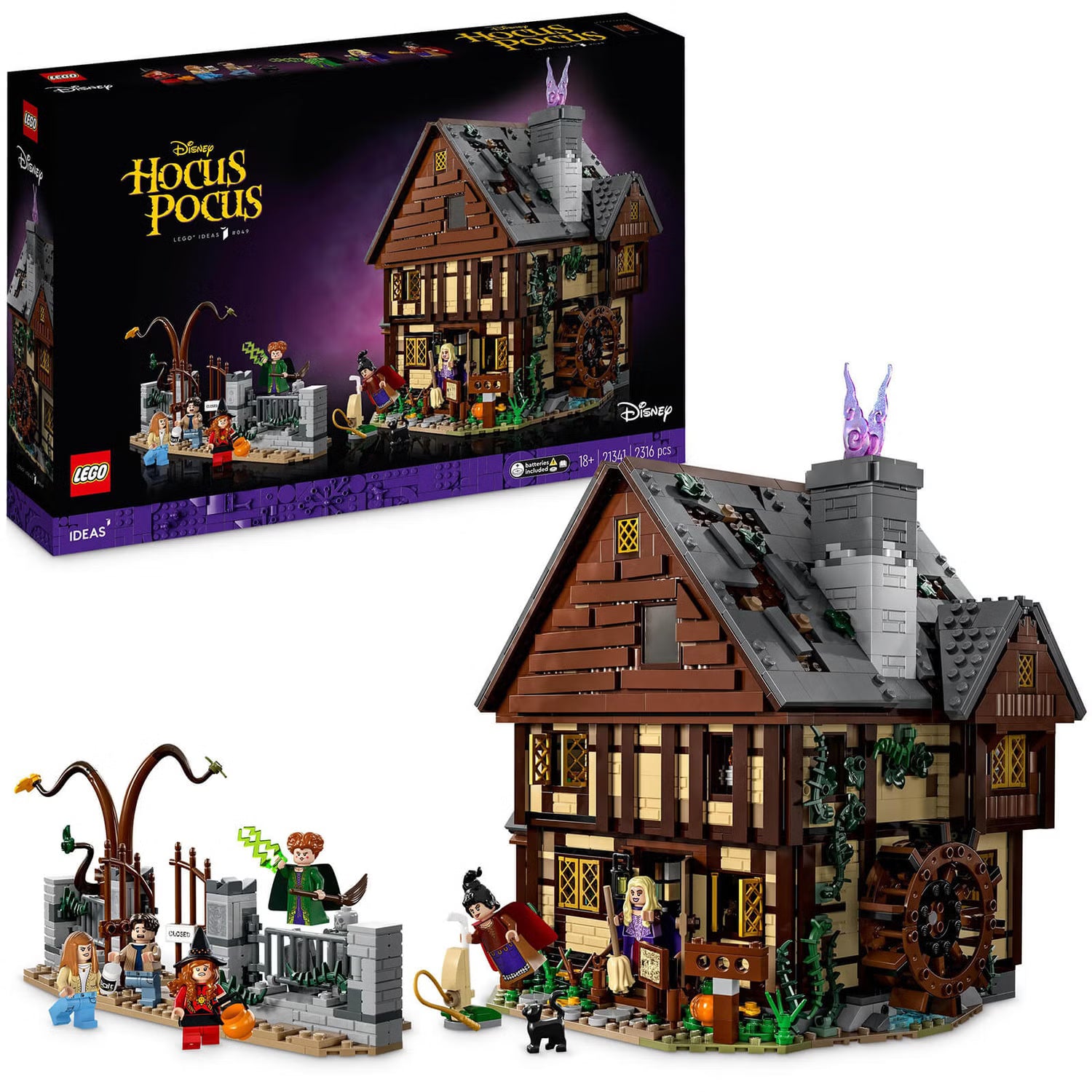 21341 LEGO® Ideas Disney Hocus Pocus: The Sanderson Sisters' Cottage