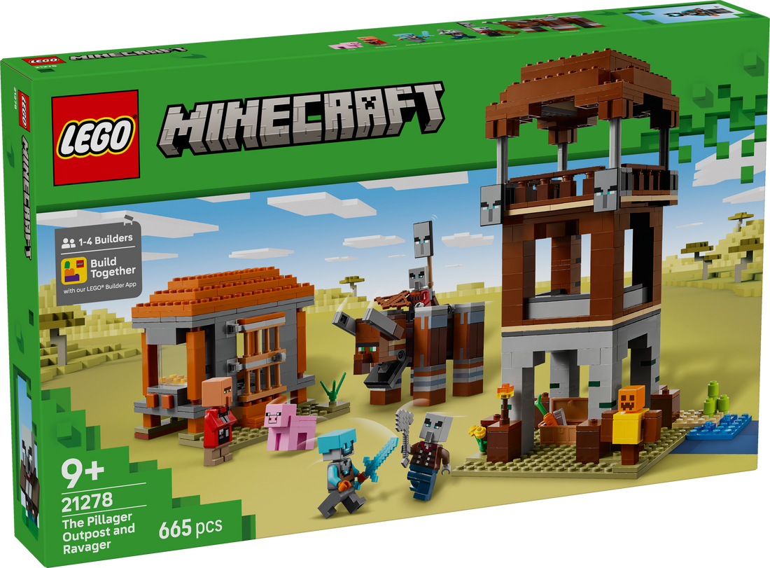 LEGO® Minecraft 21278 Ein Verwüster am Plünderer-Außenposten