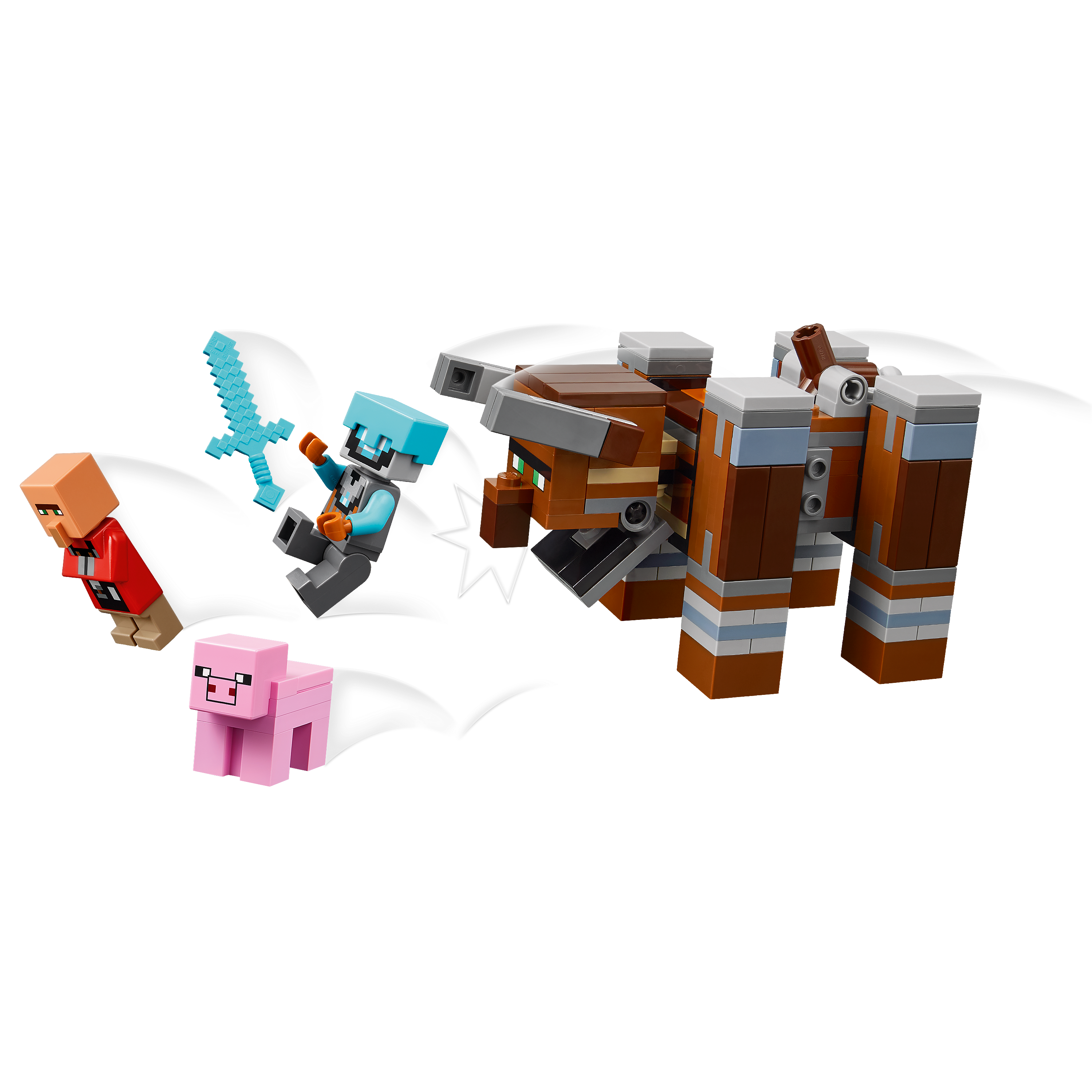 LEGO® Minecraft 21278 Ein Verwüster am Plünderer-Außenposten