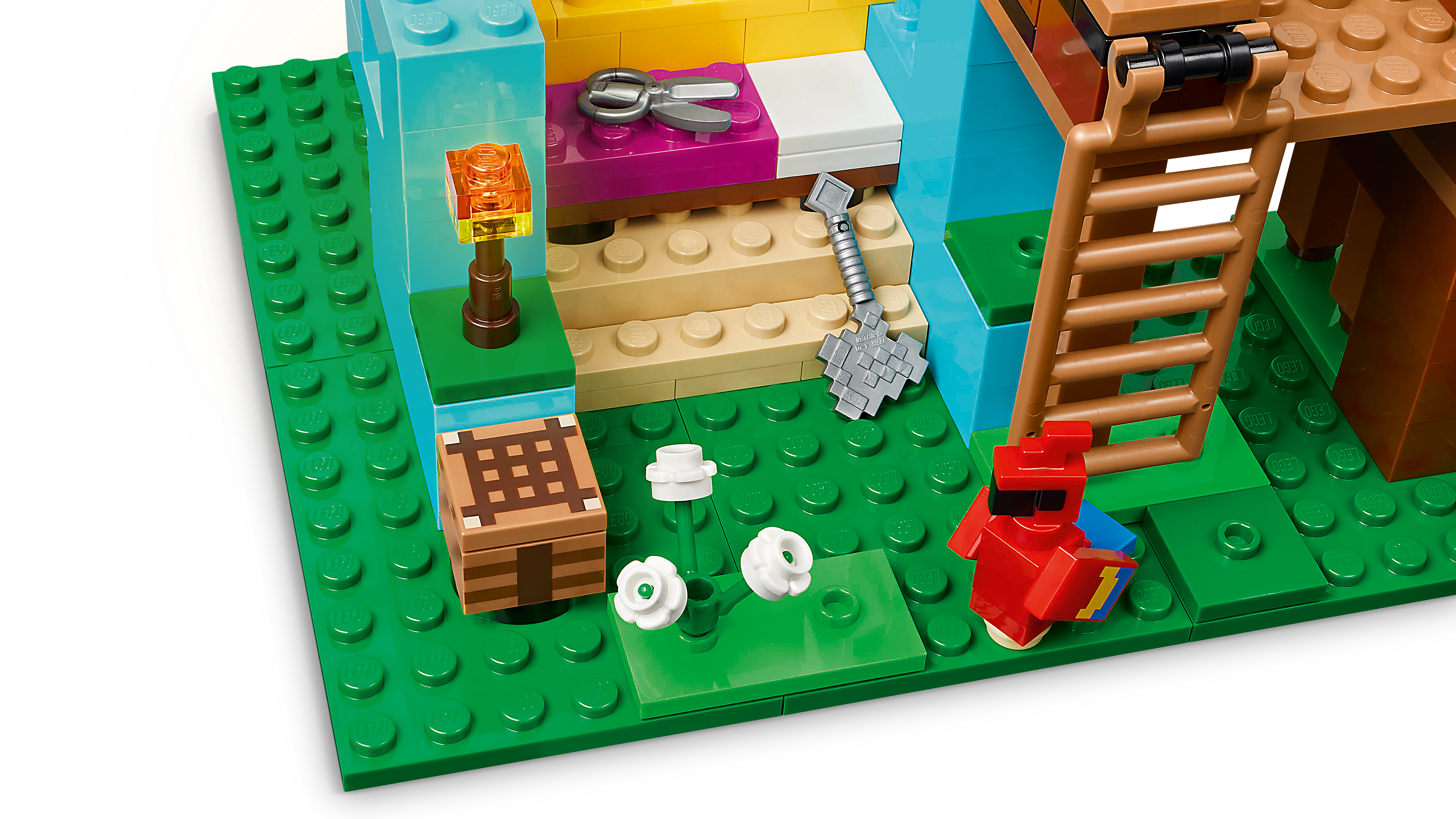 LEGO® Minecraft 21282 Die Papageienhäuser