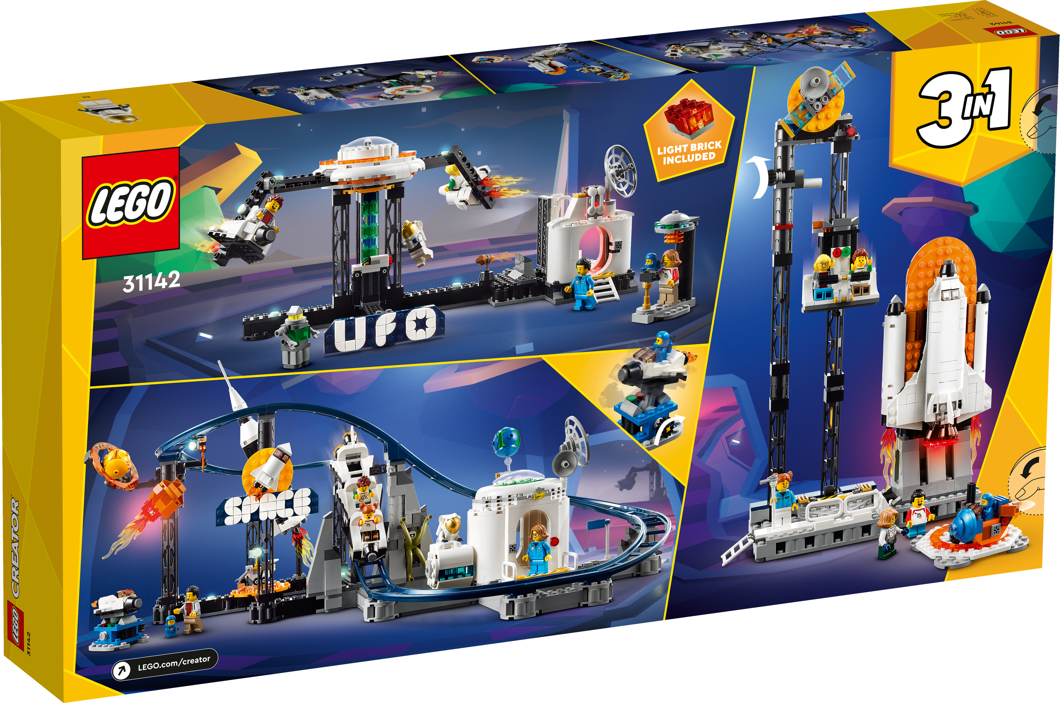 LEGO® Creator 31142 Weltraum-Achterbahn
