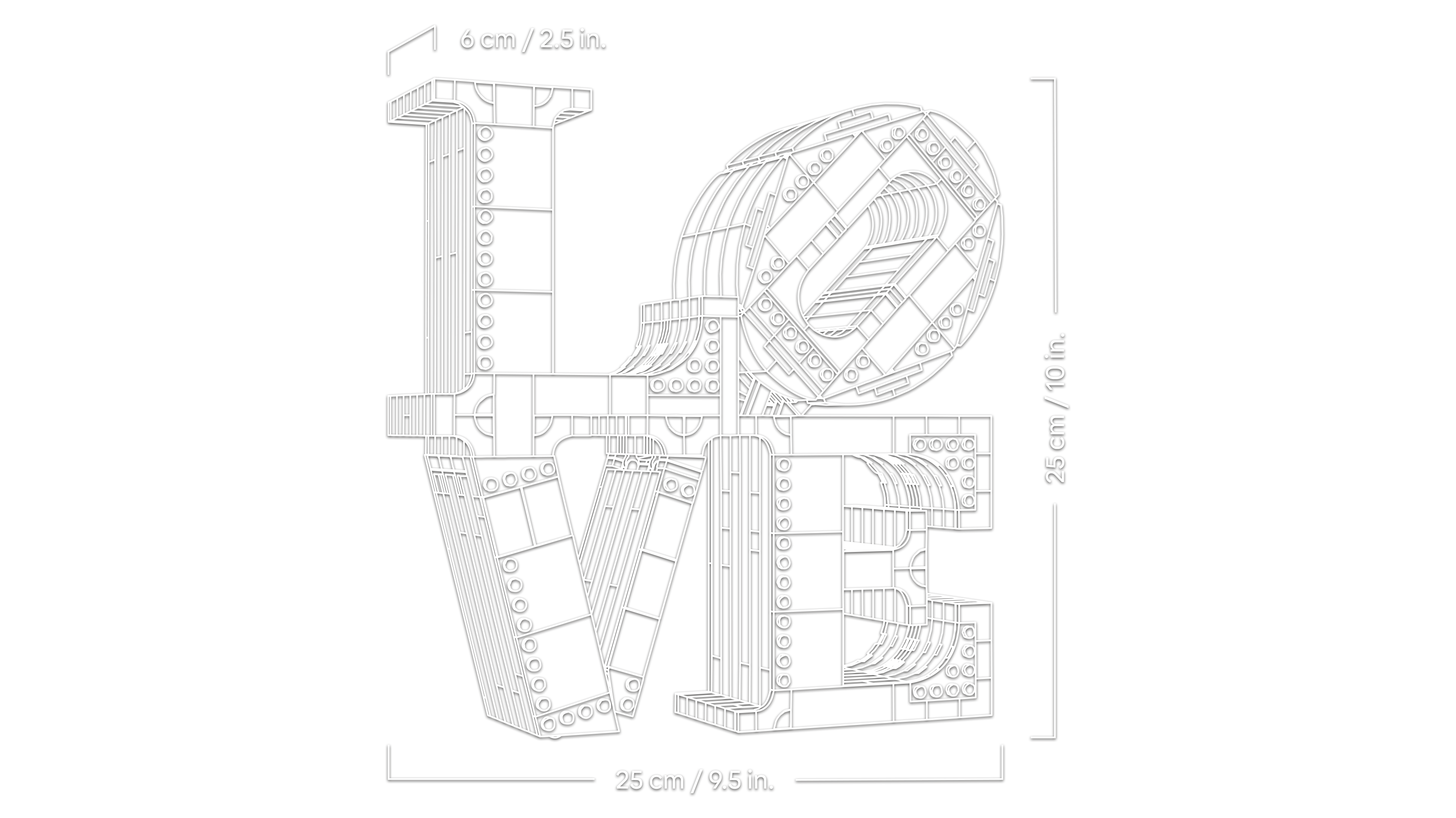 LEGO® Art 31214 LOVE