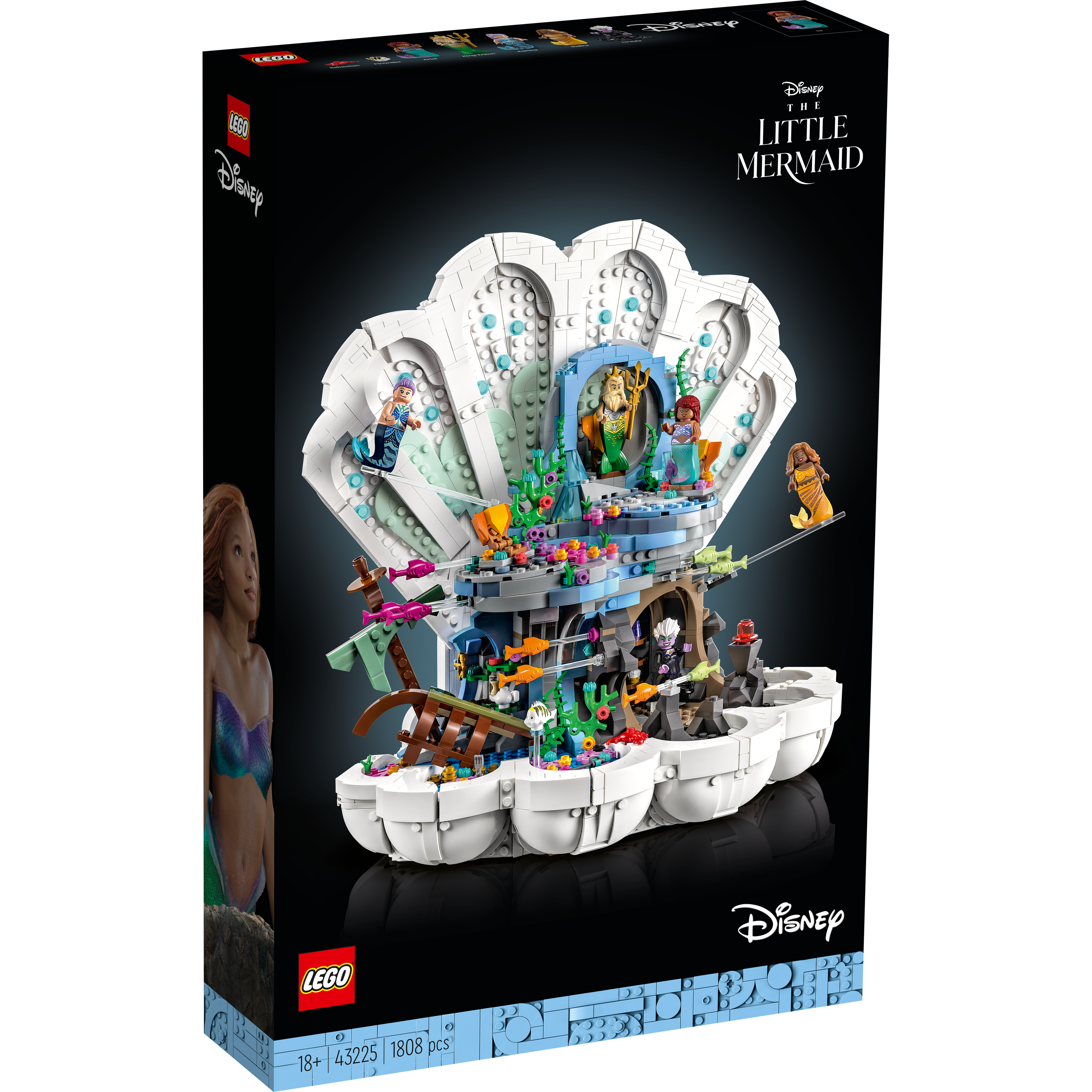 43225 The Little Mermaid Royal Clamshell
