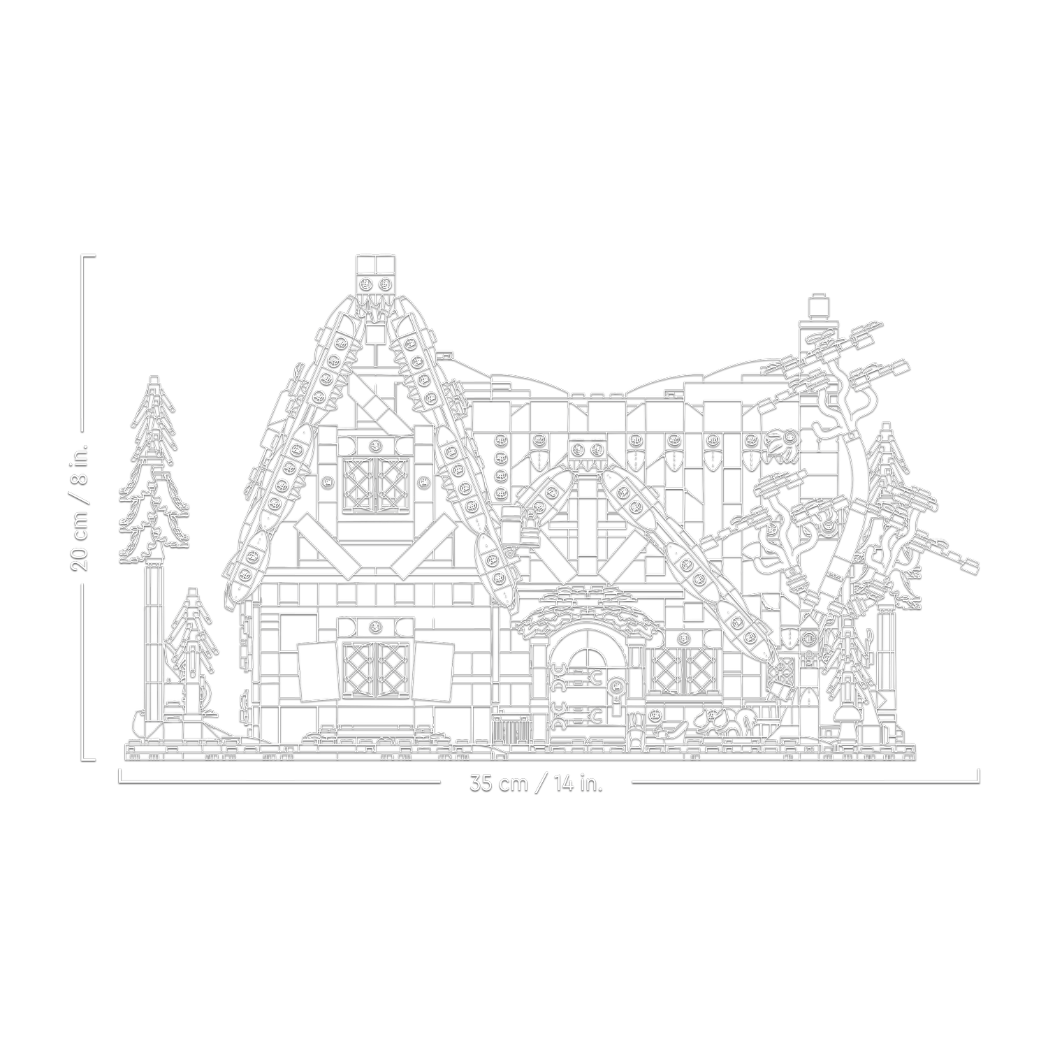 43242 Snow White and the Seven Dwarfs' Cottage