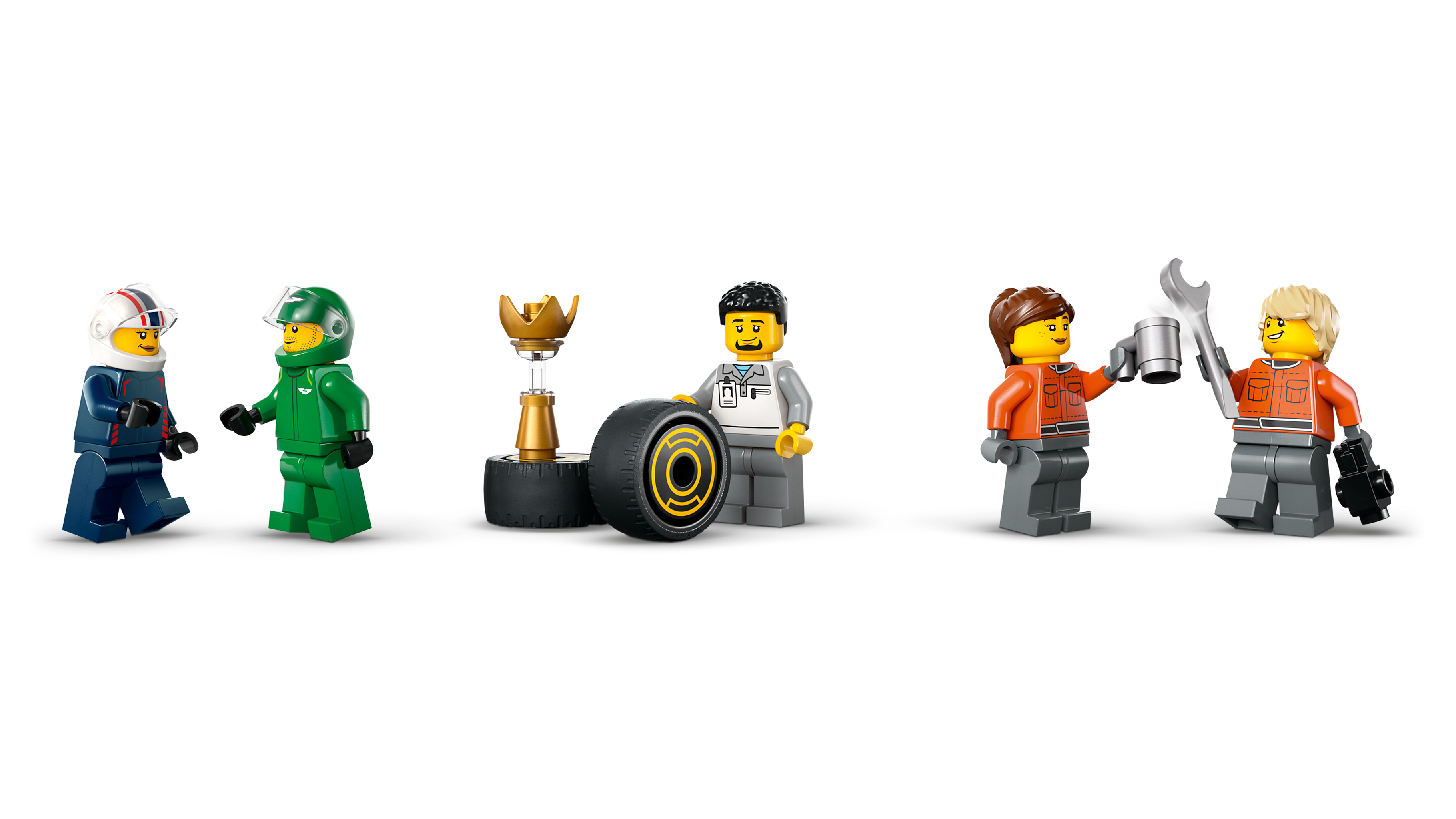 LEGO® City 60445 F1® Transporter mit RB20 & AMR24 F1® Rennautos