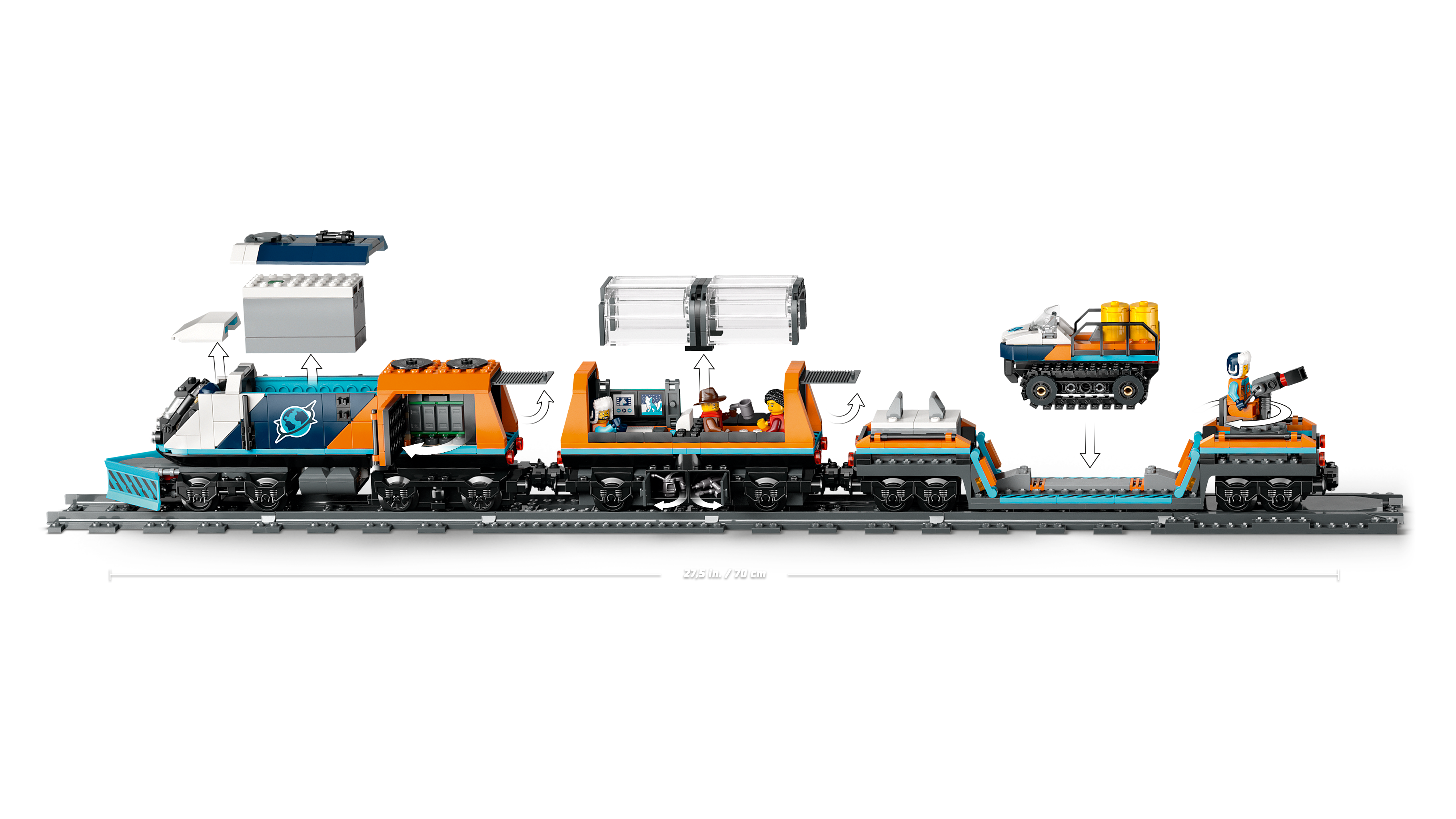 LEGO® City 60470 Arktis-Polarexpress