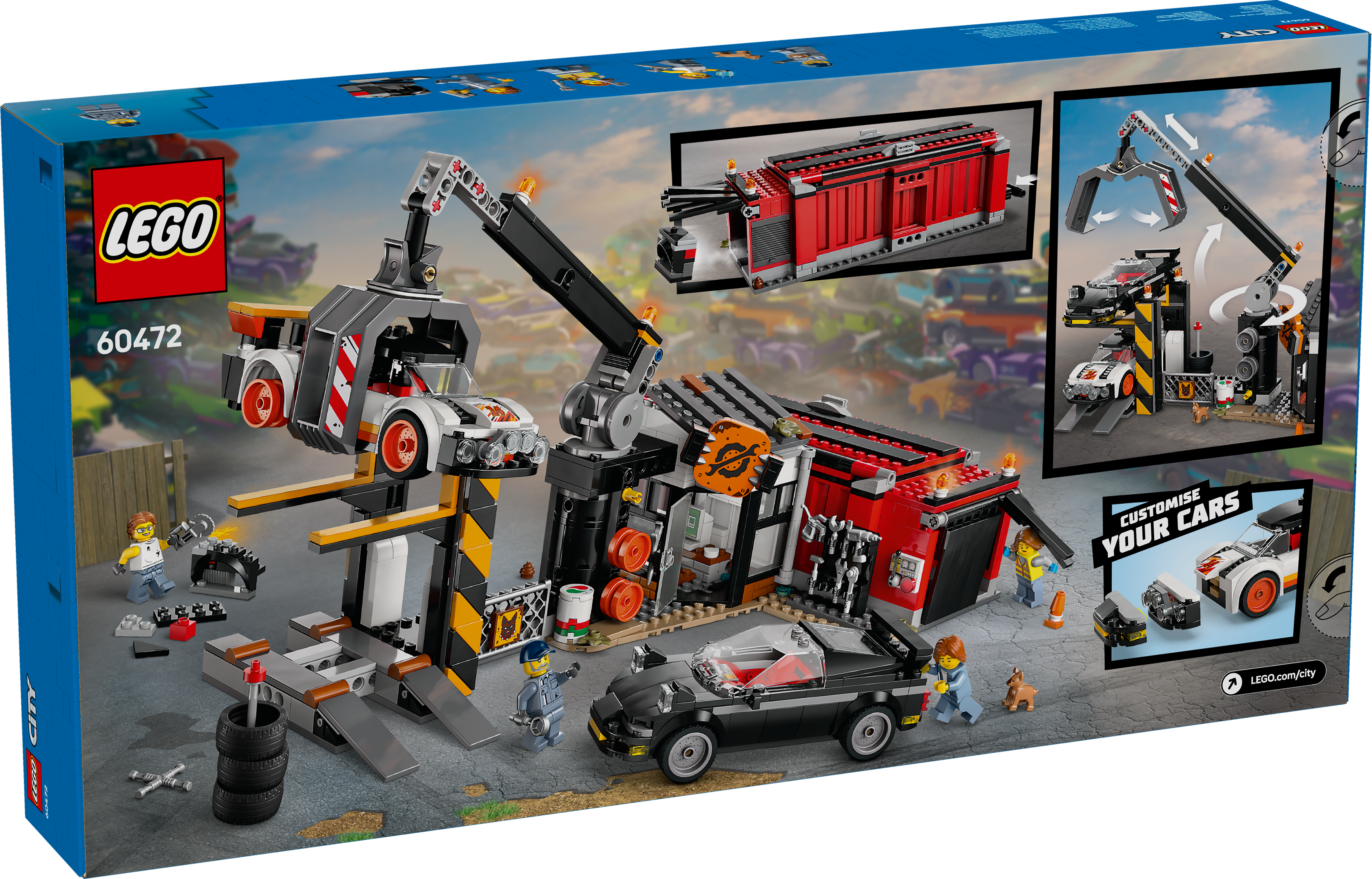 LEGO® City 60472 Schrottplatz mit Autos