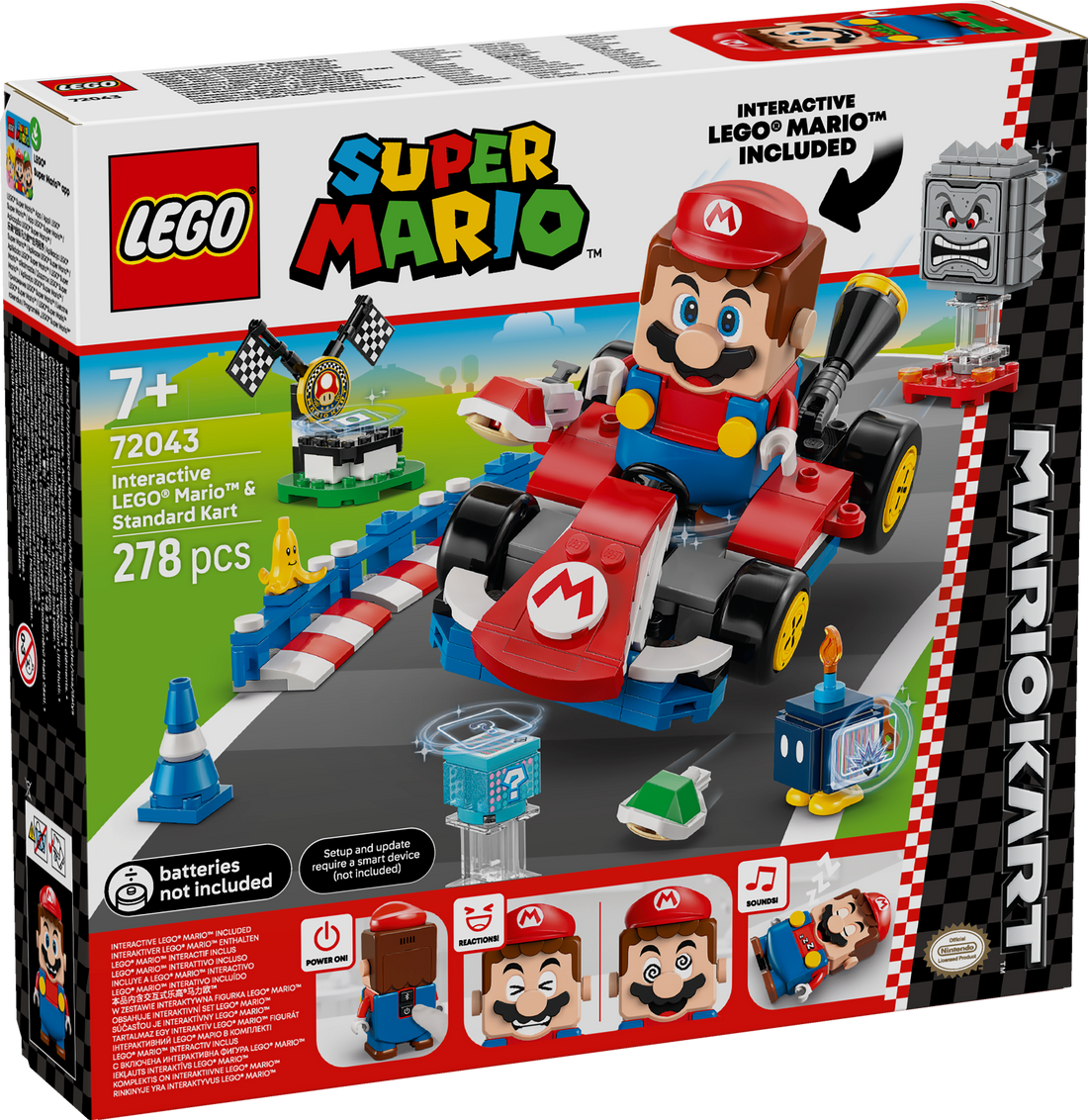72043 Mario Kart - Interactive LEGO Mario & Standard Kart
