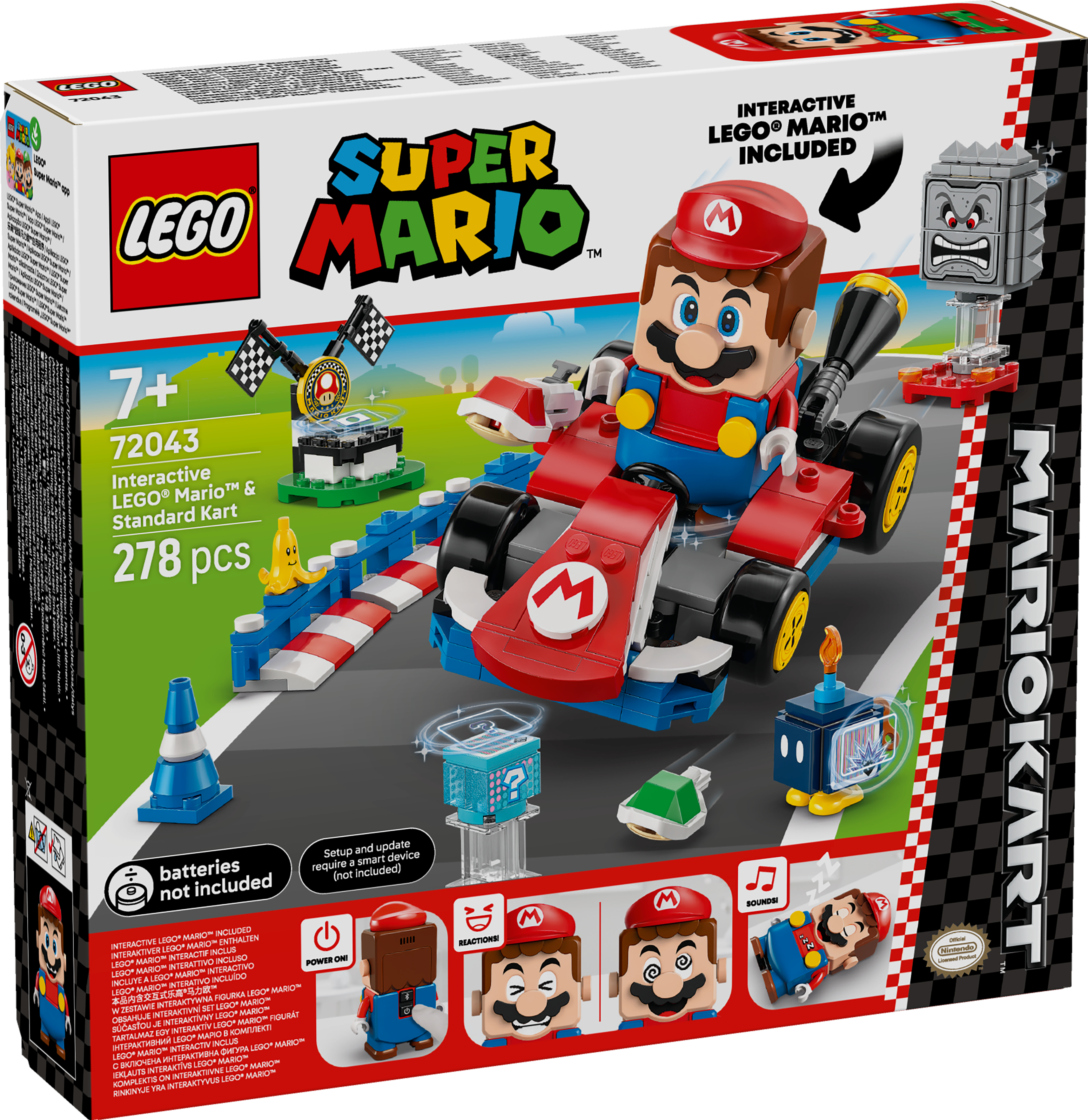 72043 Mario Kart - Interactive LEGO Mario & Standard Kart