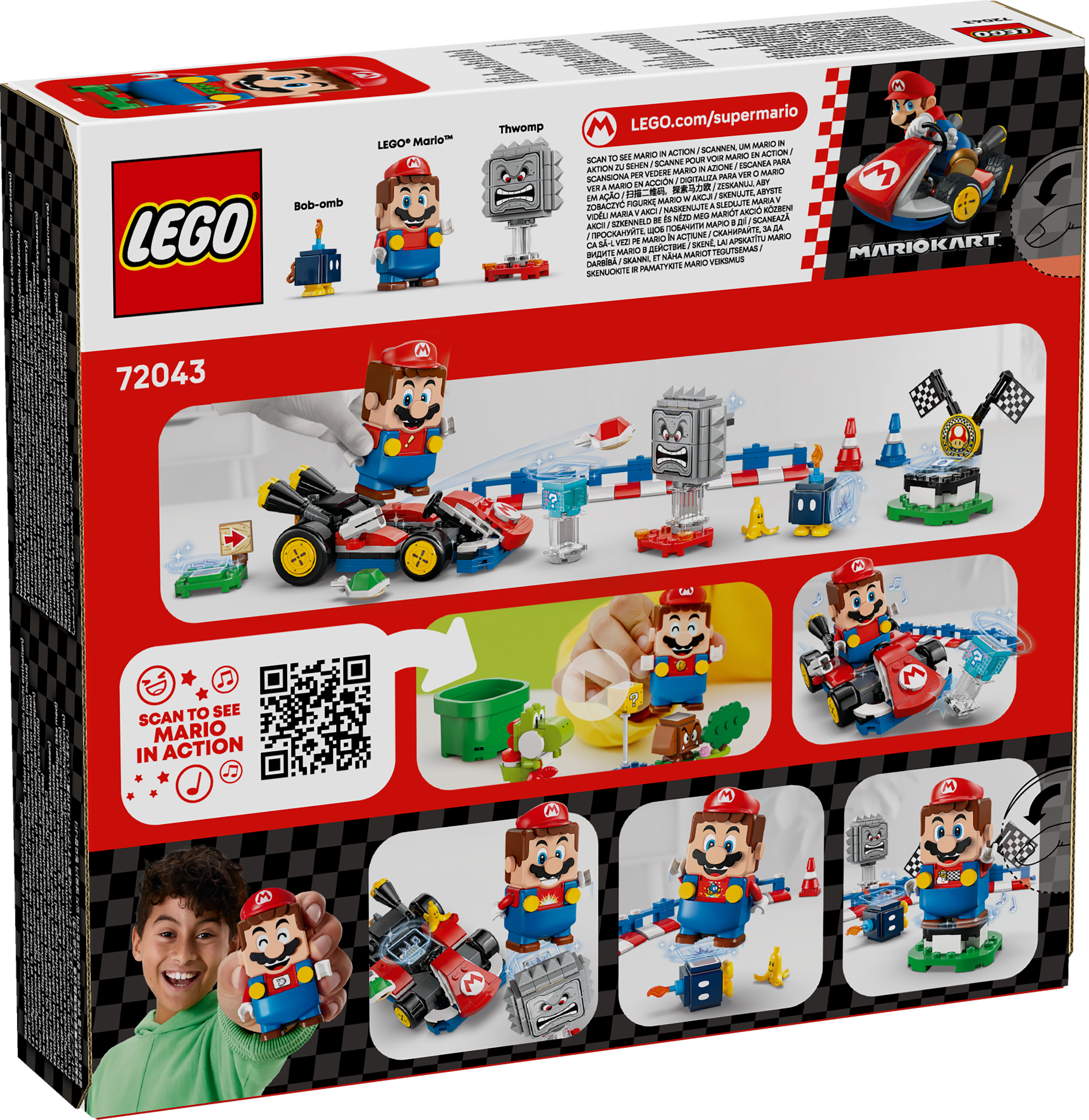 72043 Mario Kart - Interactive LEGO Mario & Standard Kart