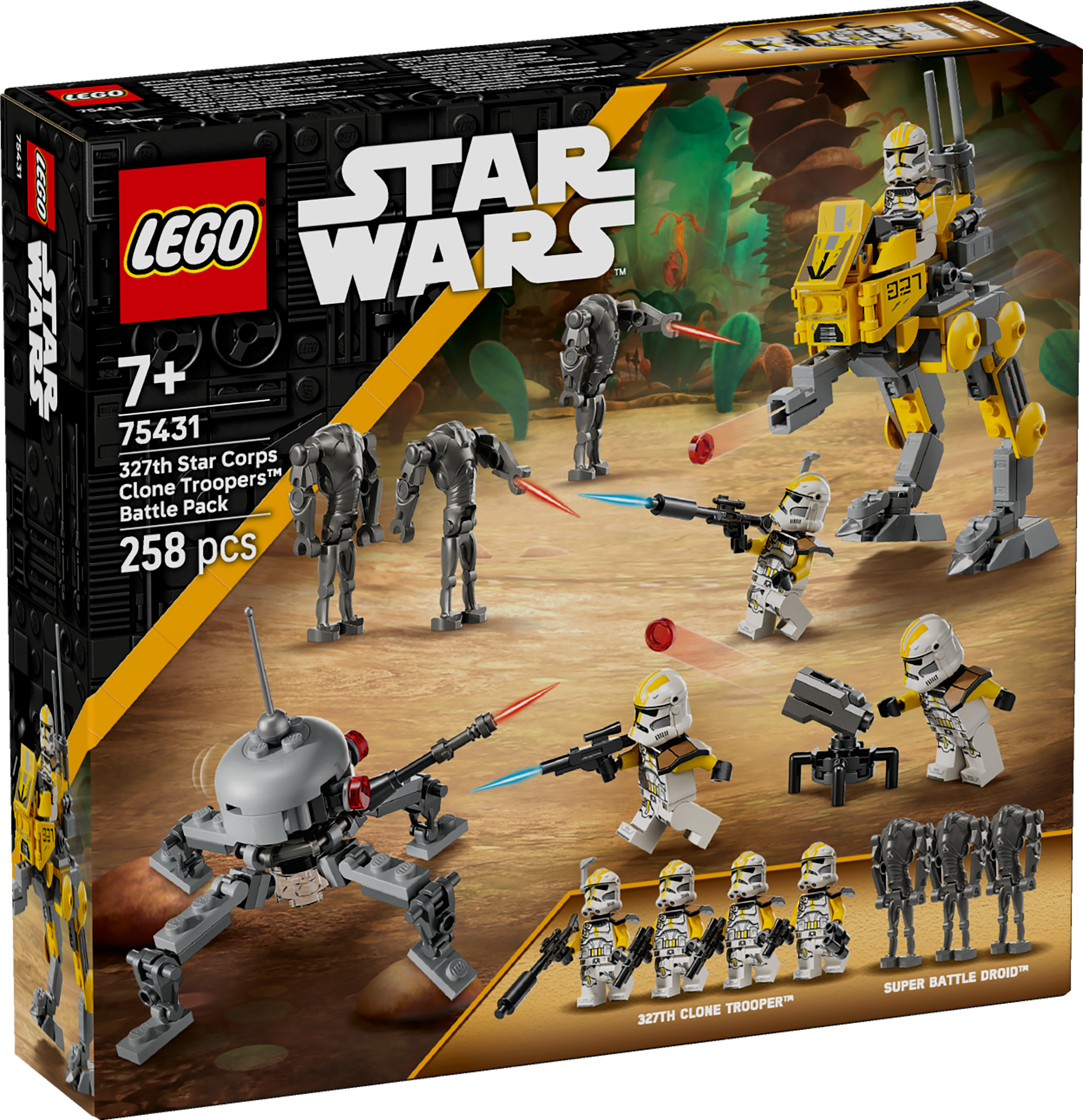 75431 327th Star Corps Clone Troopers Battle Pack