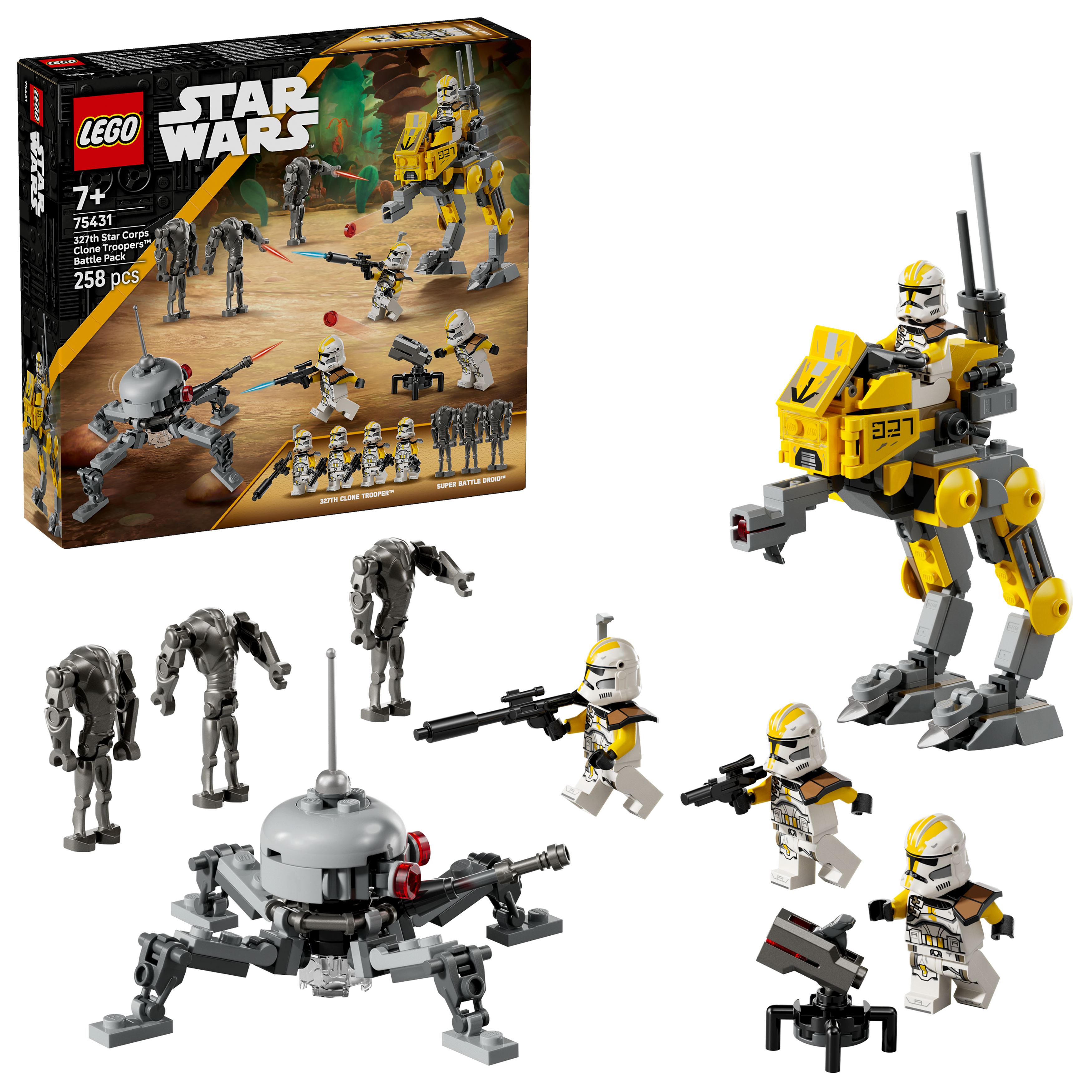 75431 327th Star Corps Clone Troopers Battle Pack