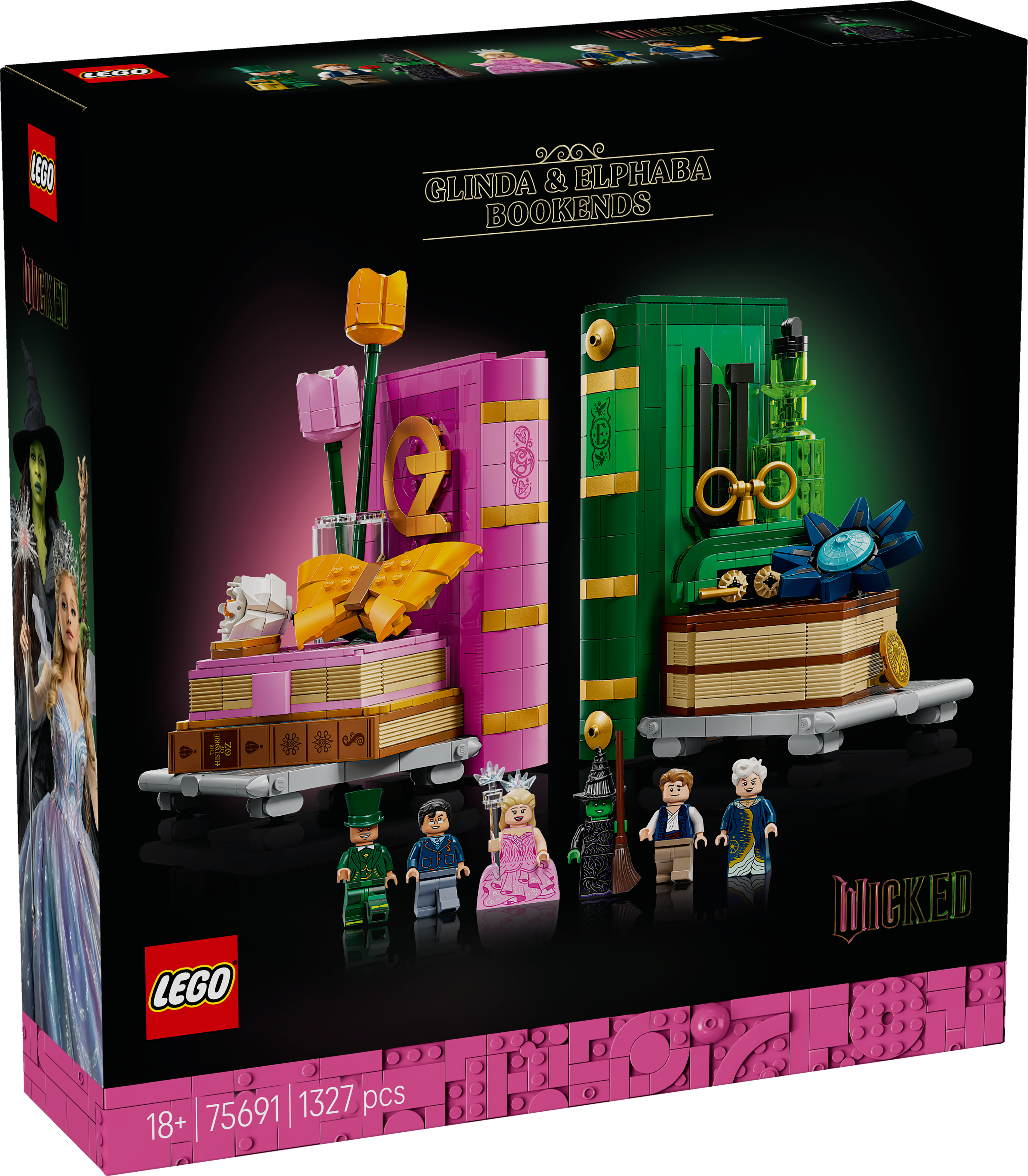 75691 Glinda & Elphaba Bookends