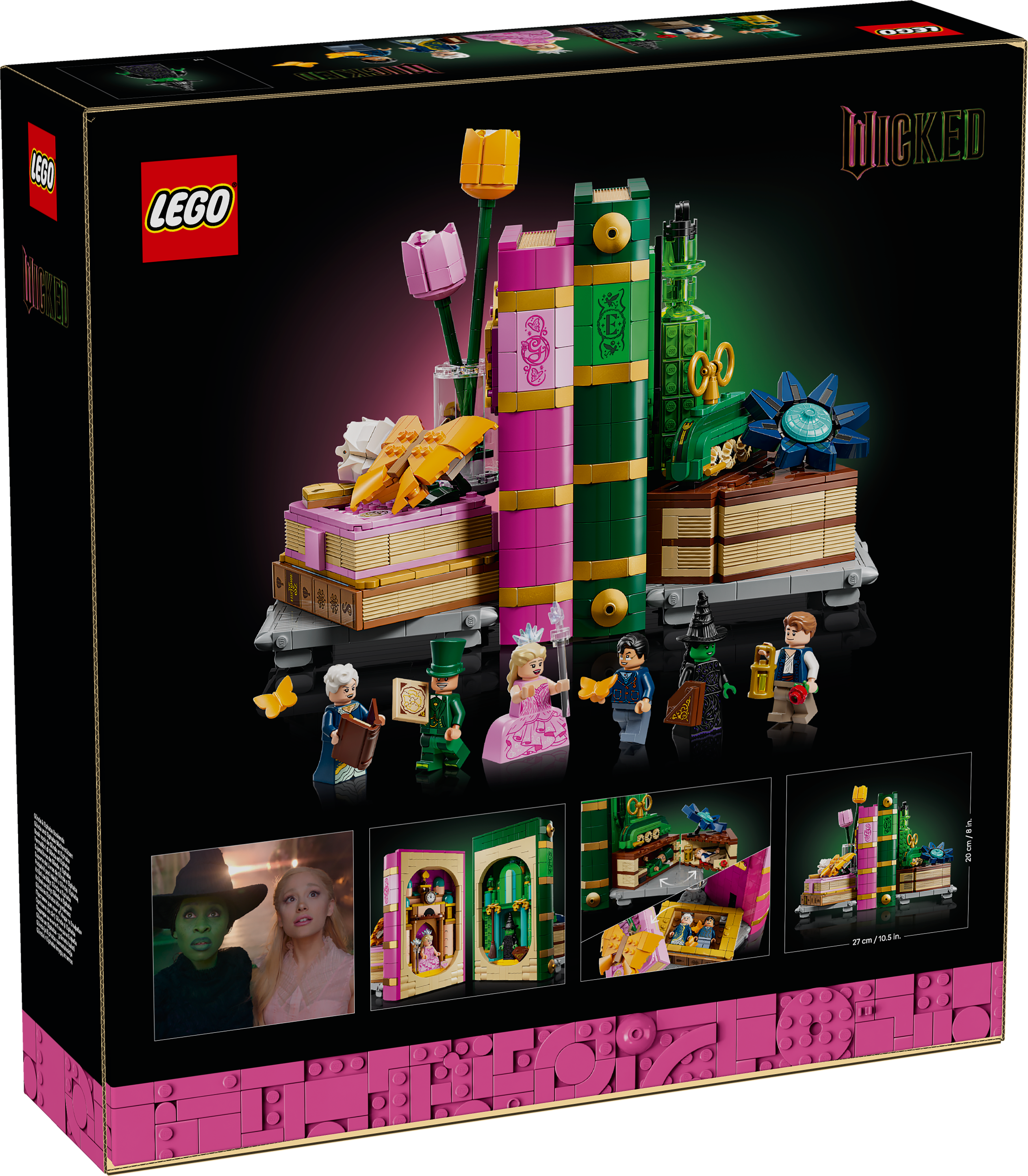 75691 Glinda & Elphaba Bookends