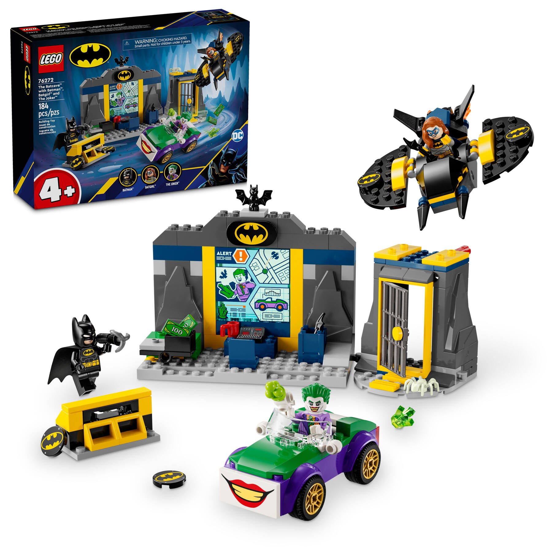 76272 The Batcave™ with Batman™, Batgirl™ and The Joker™