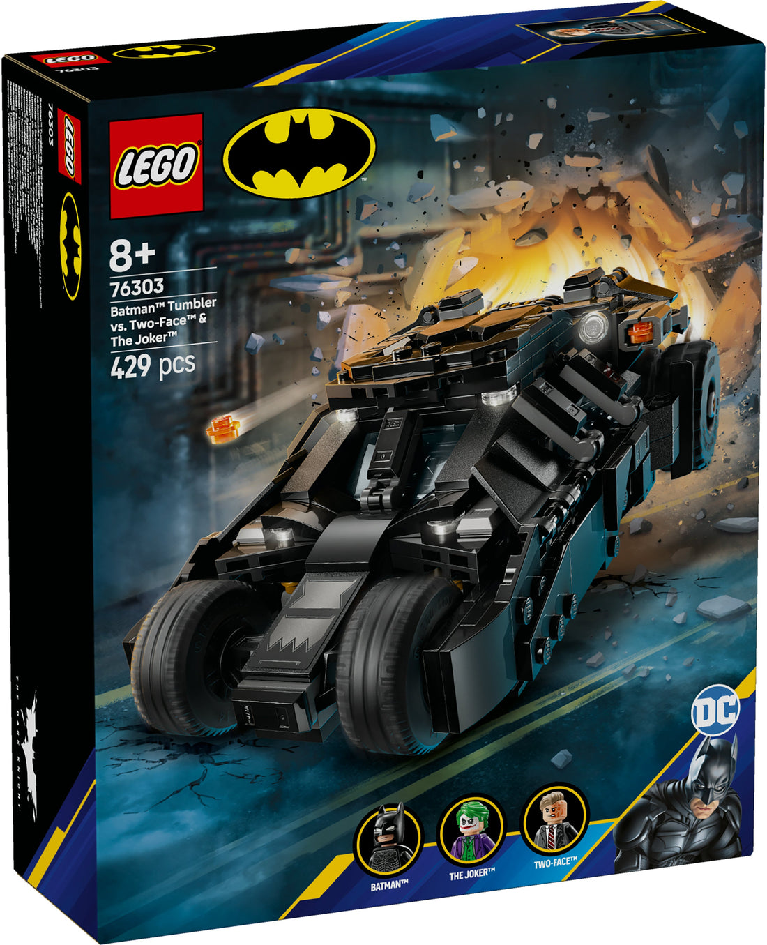 76303 Batman™ Tumbler vs. Two-Face™ & The Joker™