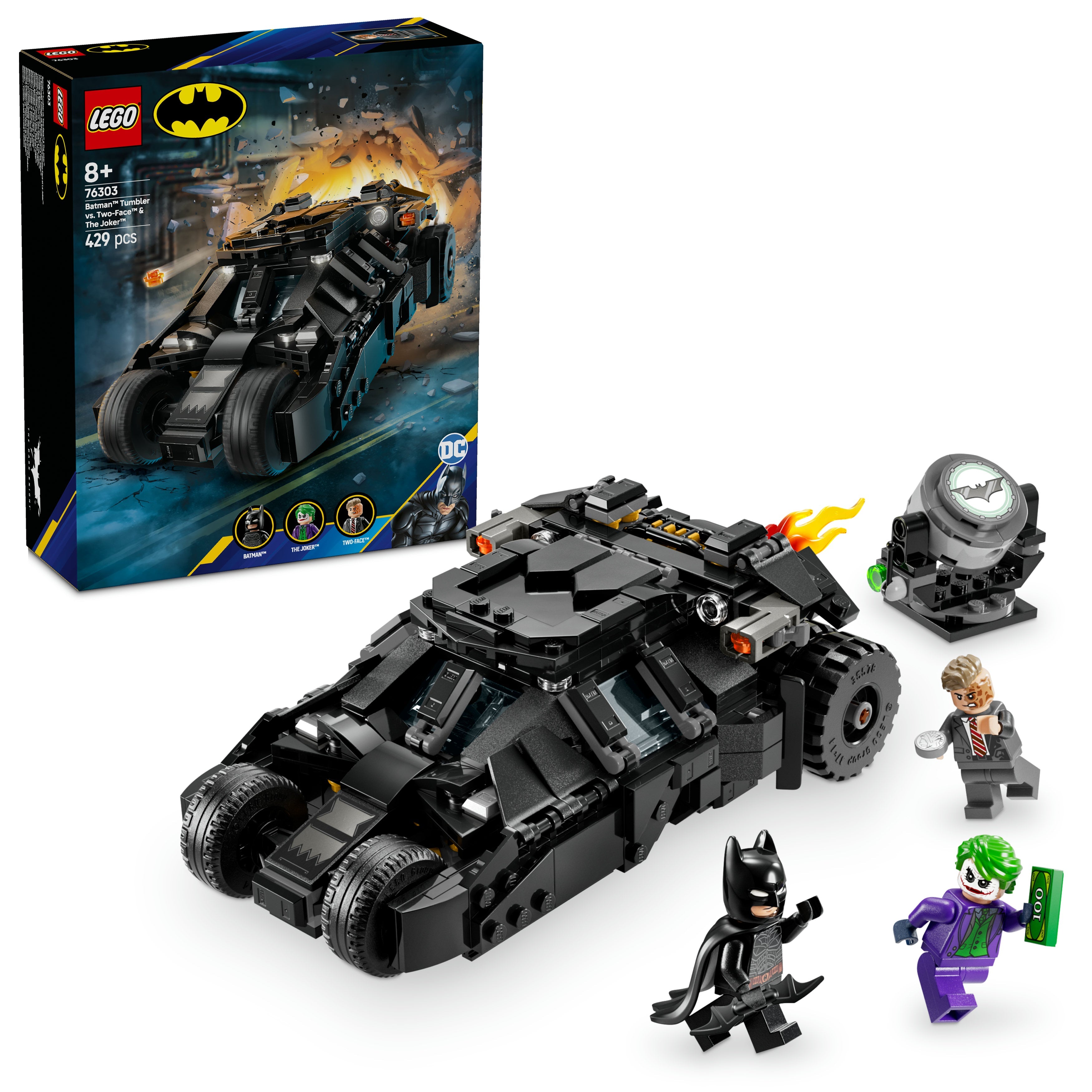 76303 Batman™ Tumbler vs. Two-Face™ & The Joker™