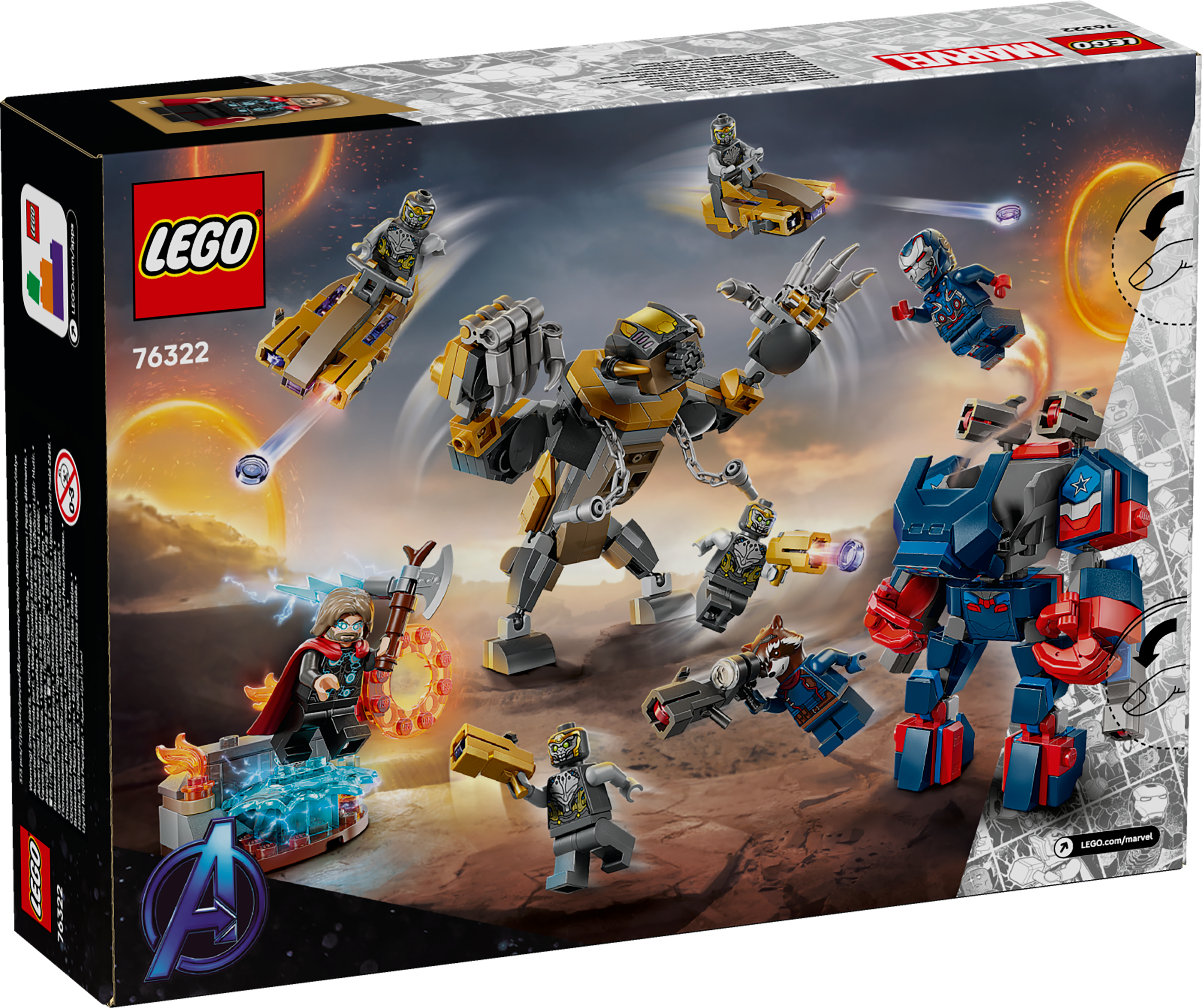 76322 Avengers End Game: Thor Vs. Chitauri