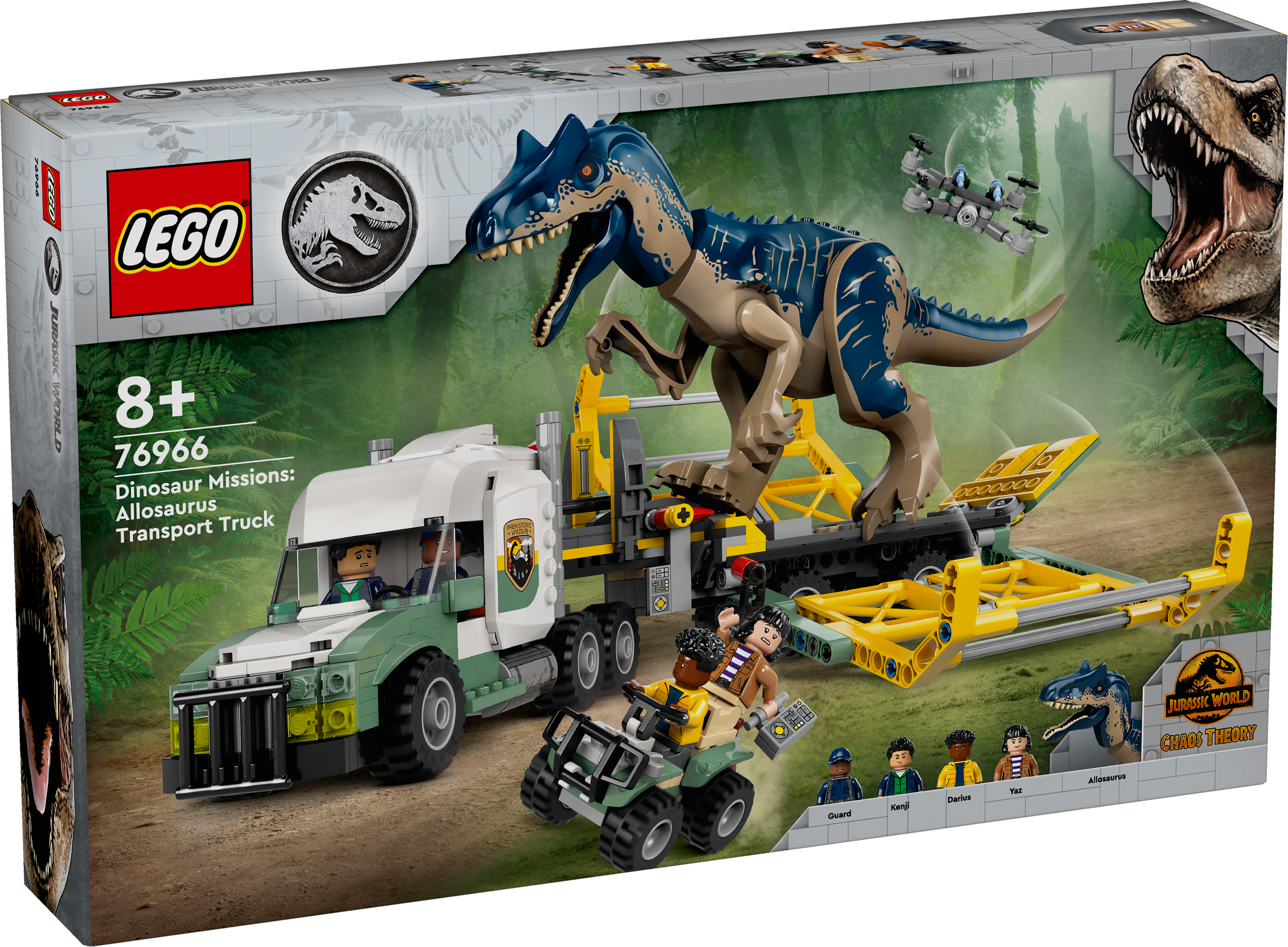 LEGO® Jurassic World 76966 Dinosaurier-Missionen: Allosaurus-Transporter
