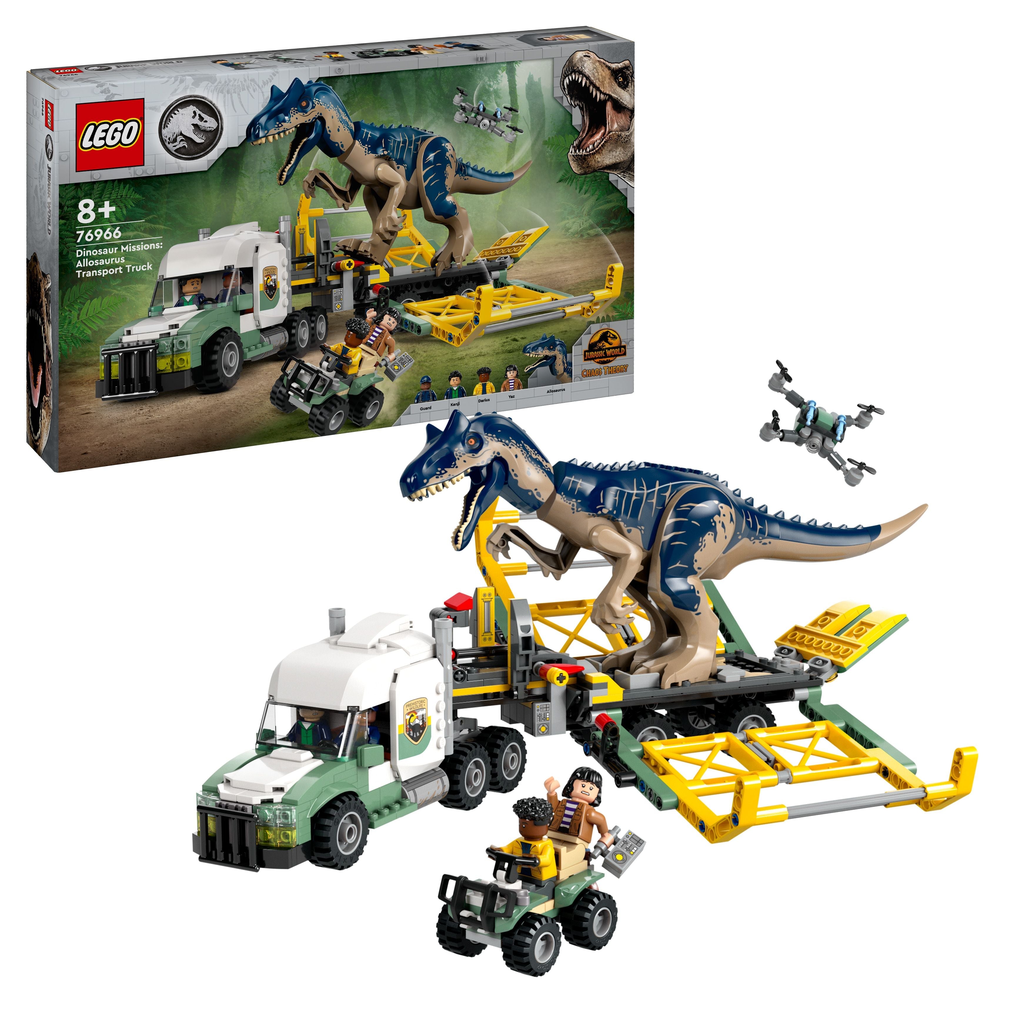 LEGO® Jurassic World 76966 Dinosaurier-Missionen: Allosaurus-Transporter